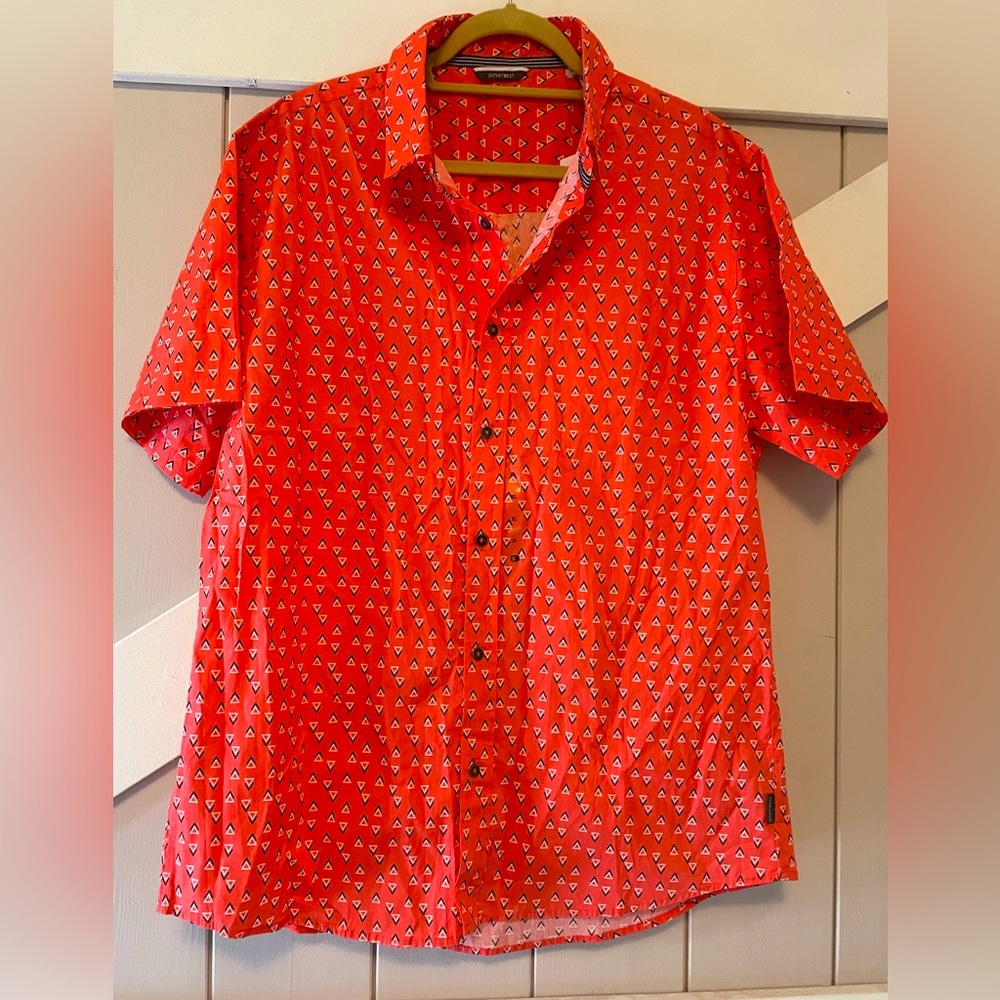 NWT- XL- Depart west- Oxford style shirt